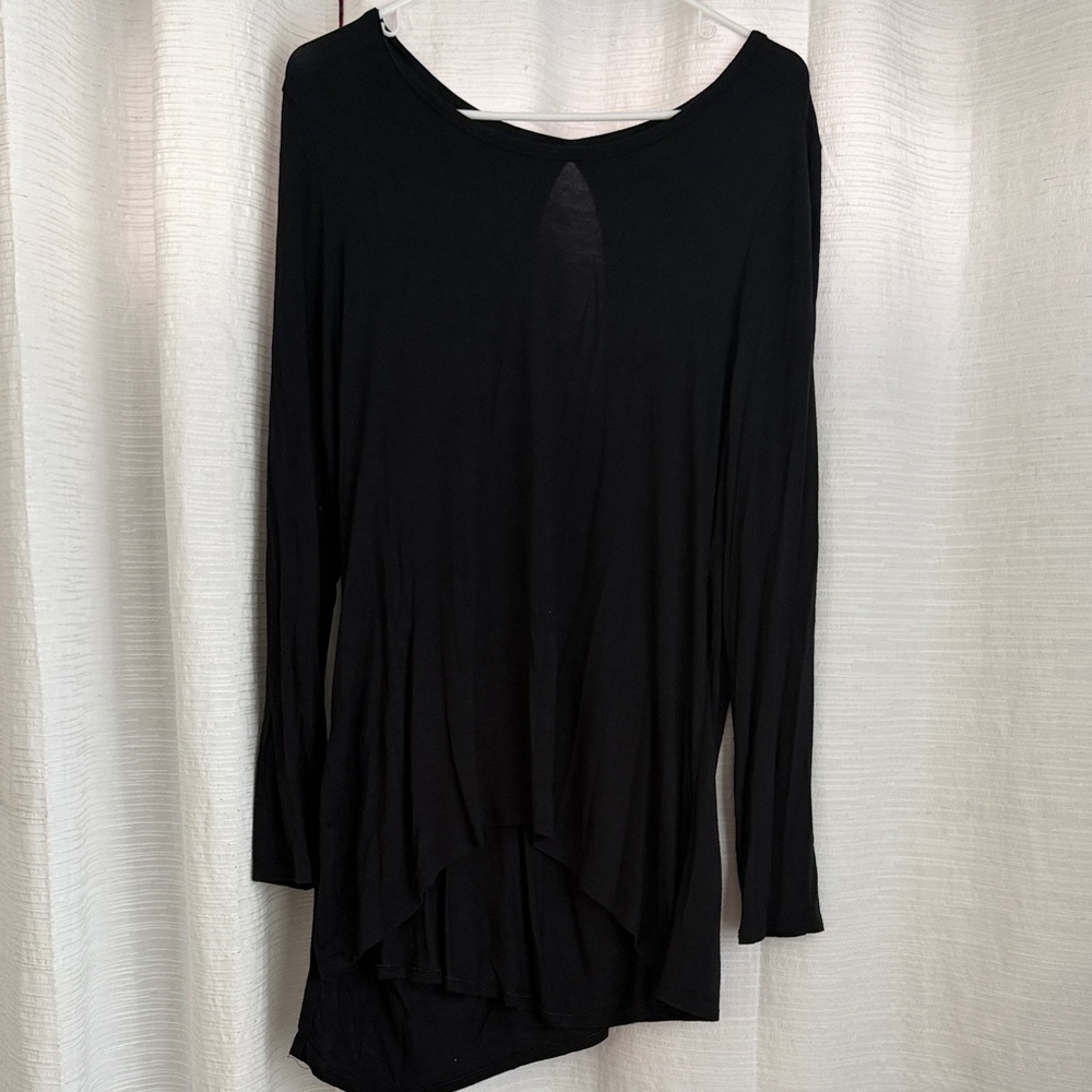 Karen Kane Elegant Black Long Sleeve Top